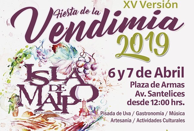 Programación Fiesta de la Vendimia 2019 en Isla de Maipo